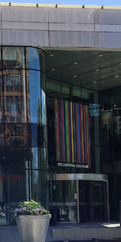 Historic street in Sollentuna