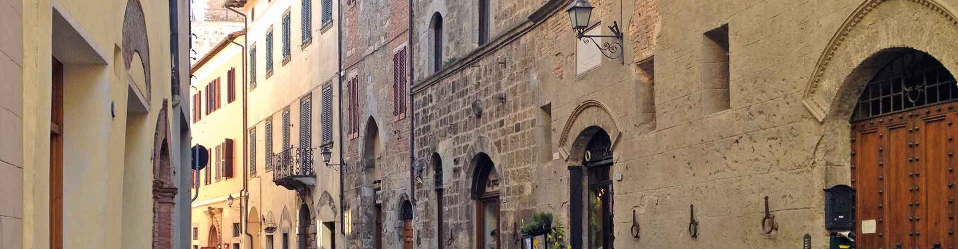 Sunset over Chiusi skyline