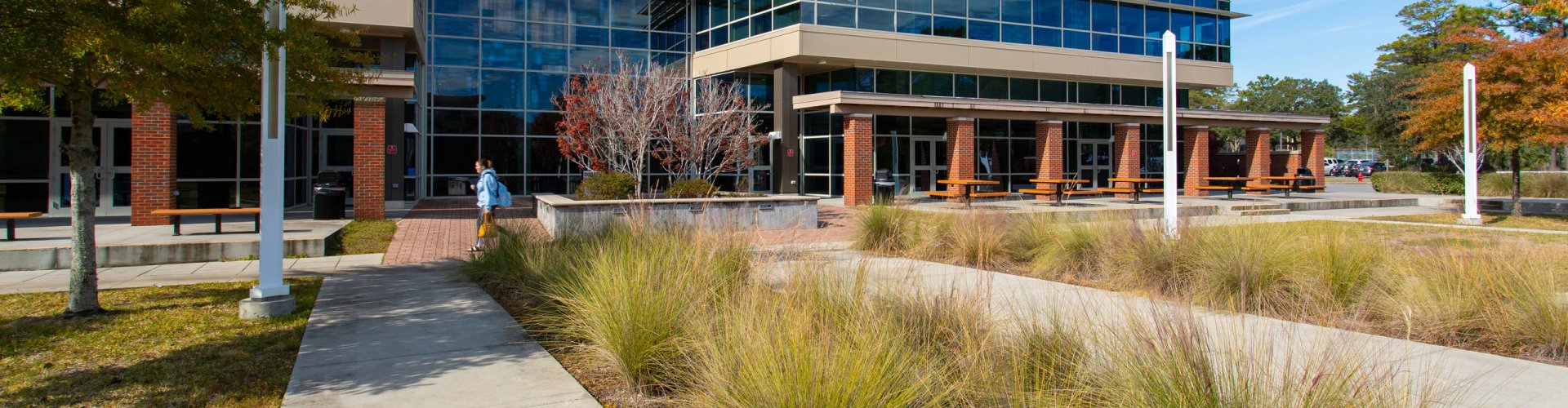 Historic streetscape in Niceville, FL, US