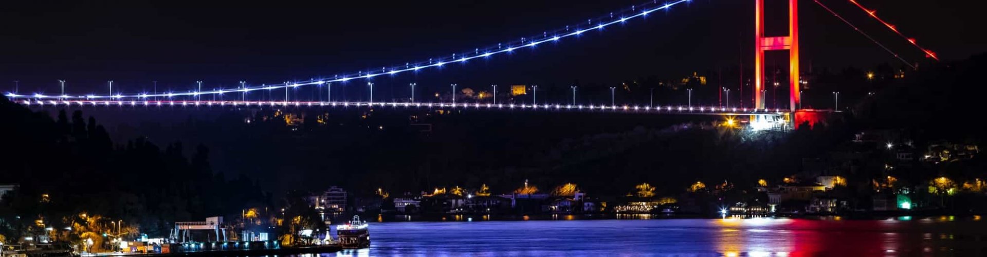 Sunset view of Istanbul, TR