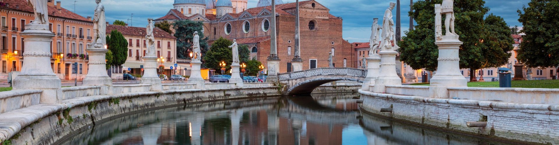 Scenic view of Padua, IT at sunset