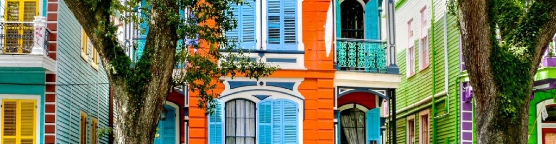 New Orleans historic mural and cultural scene