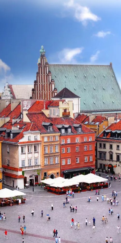 Metro and tram in Warsaw