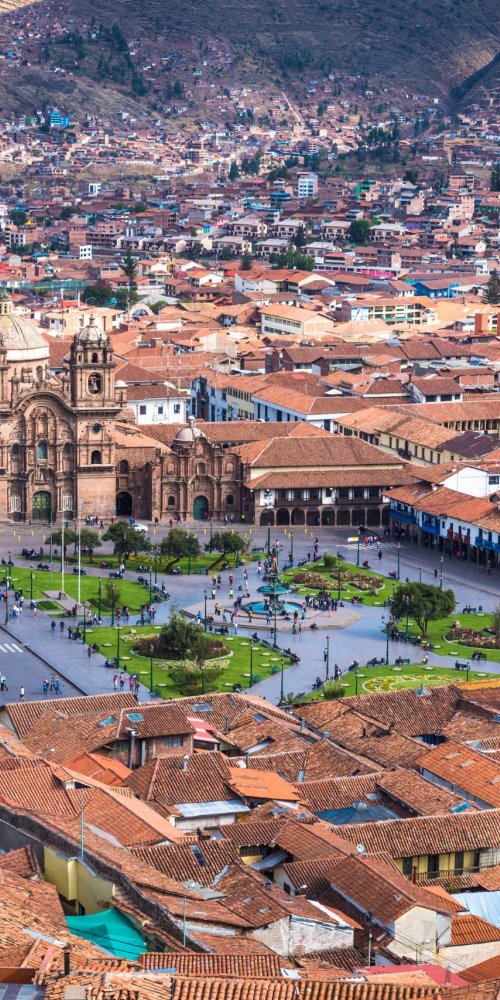 Historic street in Cusco