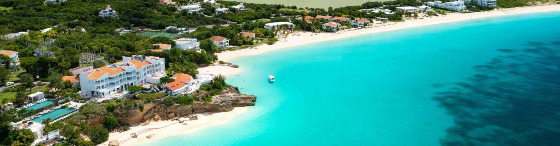 Scenic historic view in Anguilla