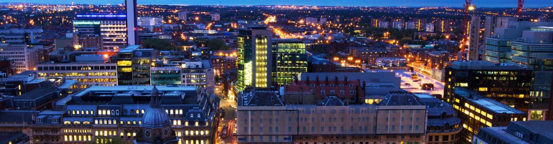 Historic Birmingham cityscape