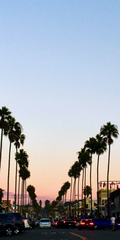 Historic street scenes of San Diego