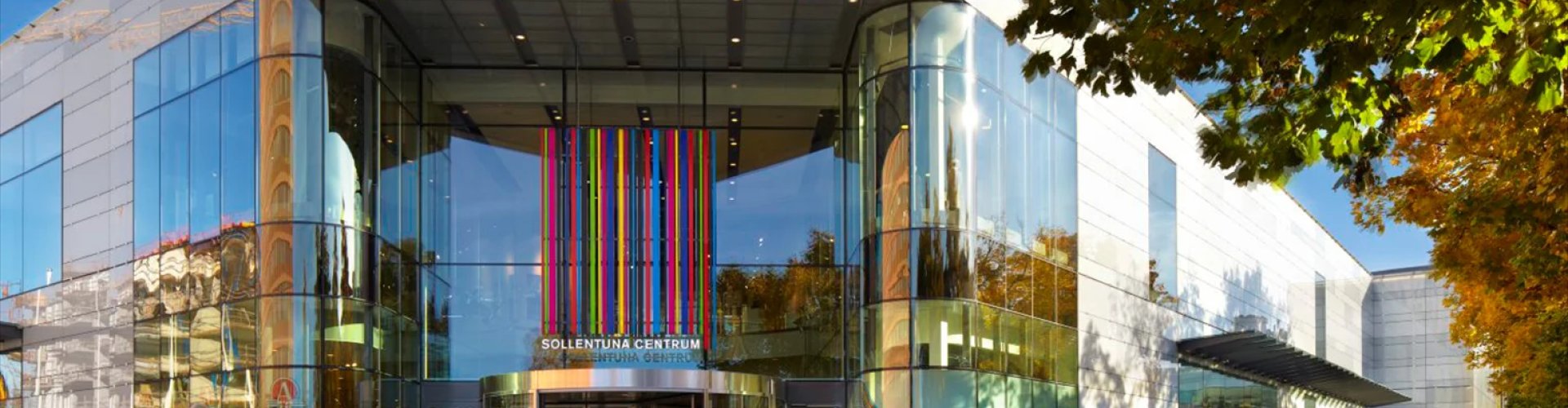 Sunset over Sollentuna historic area