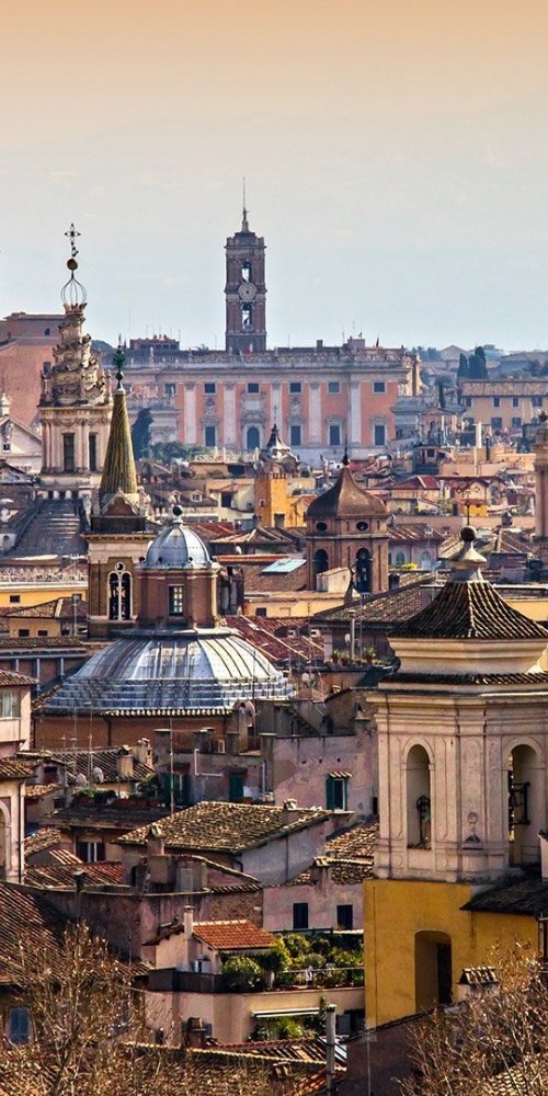 Historic tram in Rome