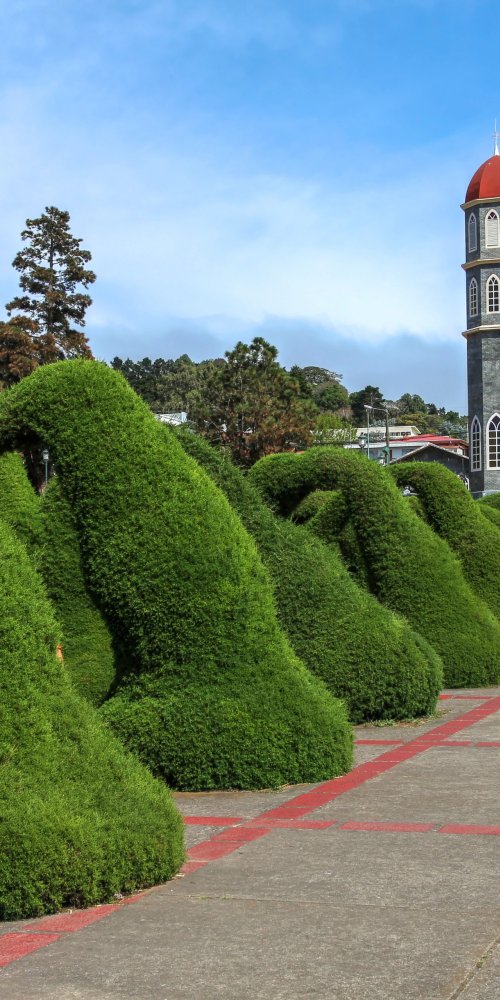 Alajuela public transport and walking routes
