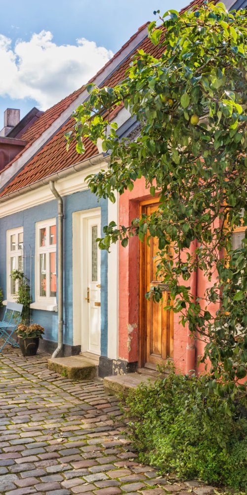 Historic streets of Aalborg