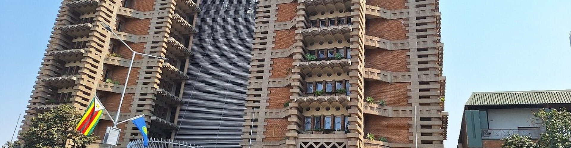 Sunset over Harare skyline