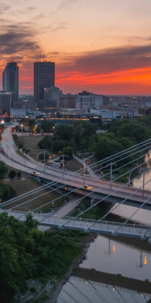Historic street scene in Winnipeg