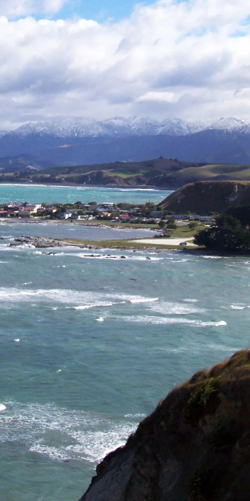 Historic street in Kaikōura, NZ