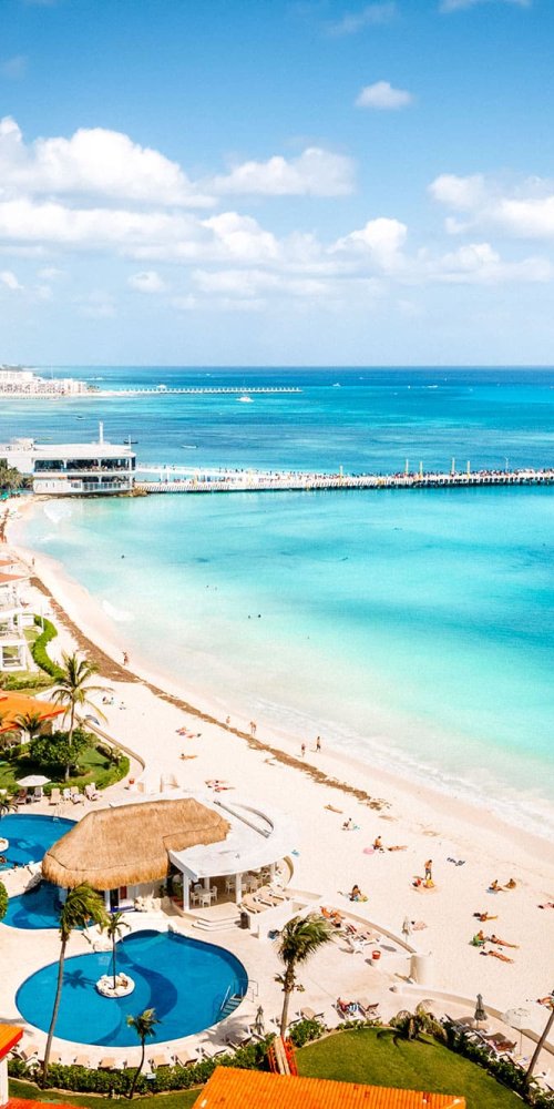 Historic district in Playa del Carmen