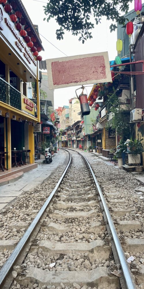 Pedestrian street in Hanoi