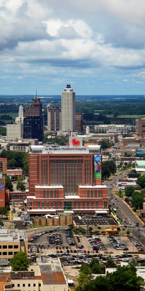 Historic street in Memphis