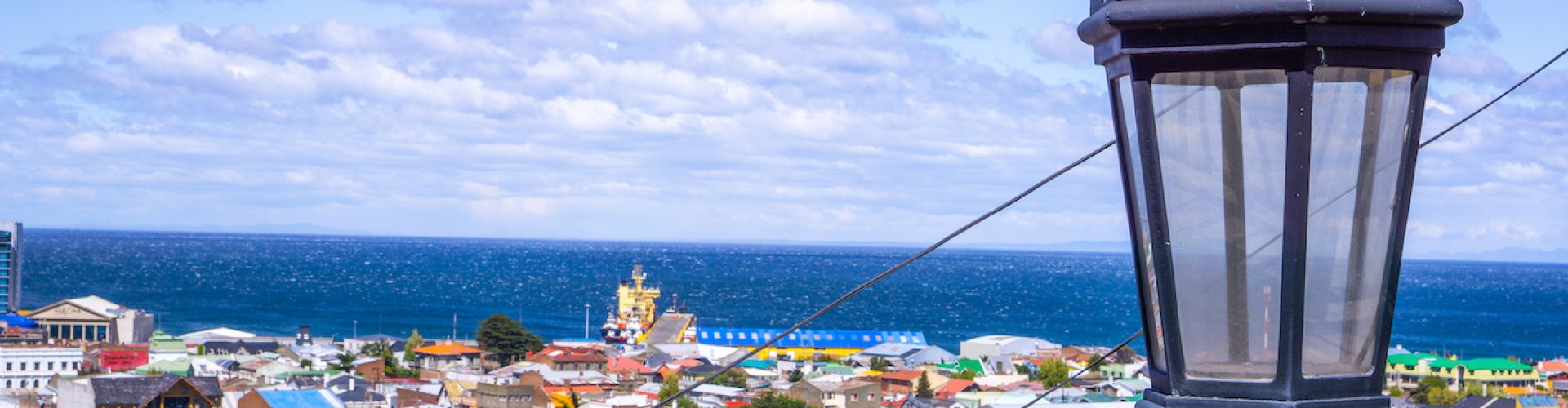 Sunset over Punta Arenas, CL