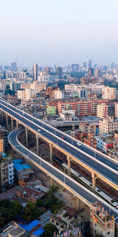 Historic street in Dhaka, BD