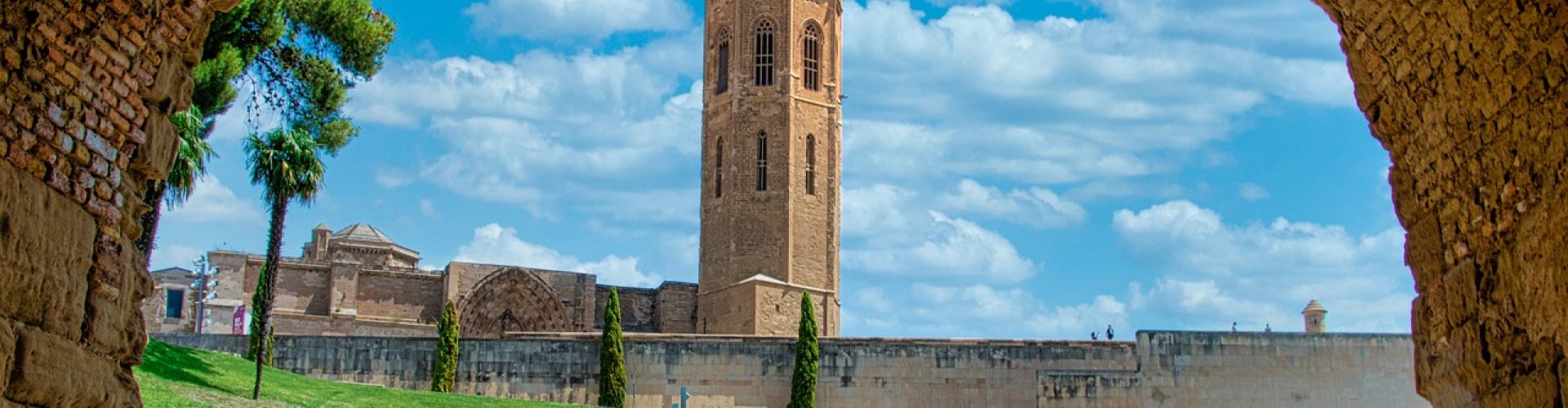 Sunset over Lleida’s historic skyline
