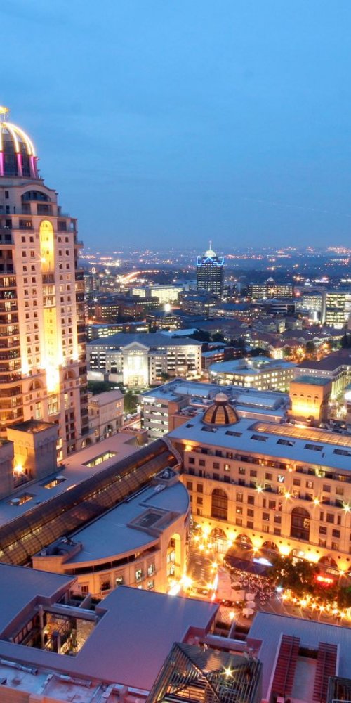 Historic city transport on a Johannesburg street