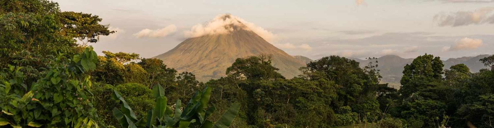 Sunset over La Fortuna, CR