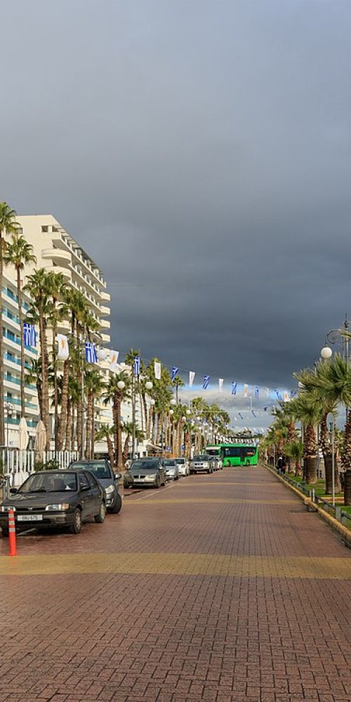 Historic streets and transport in Larnaca, CY