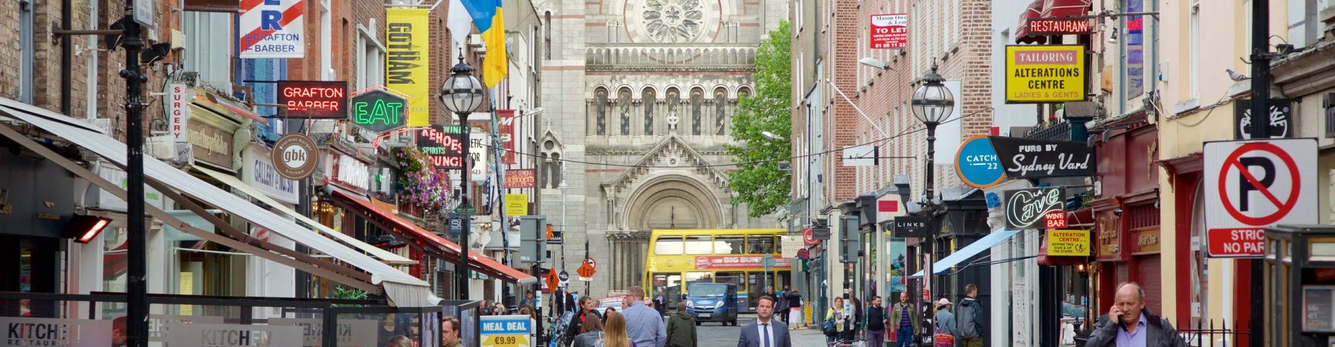 Scenic view of Dublin skyline