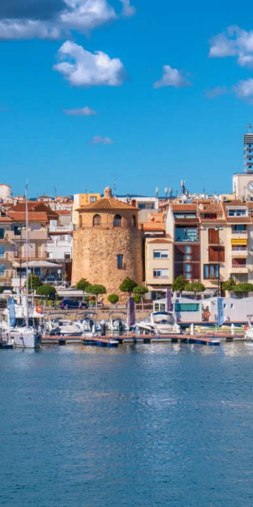 Cycling along Cambrils coast