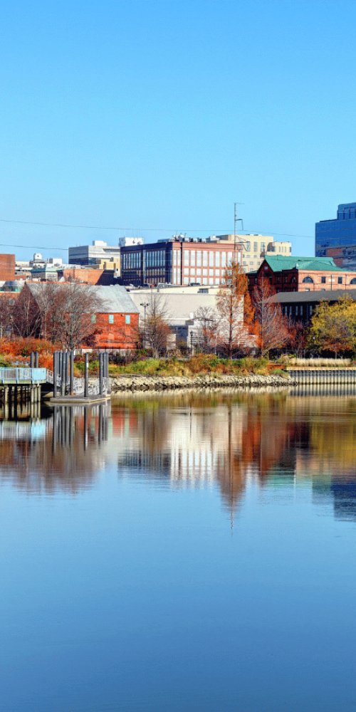 Visitor walking in Millsboro historic district