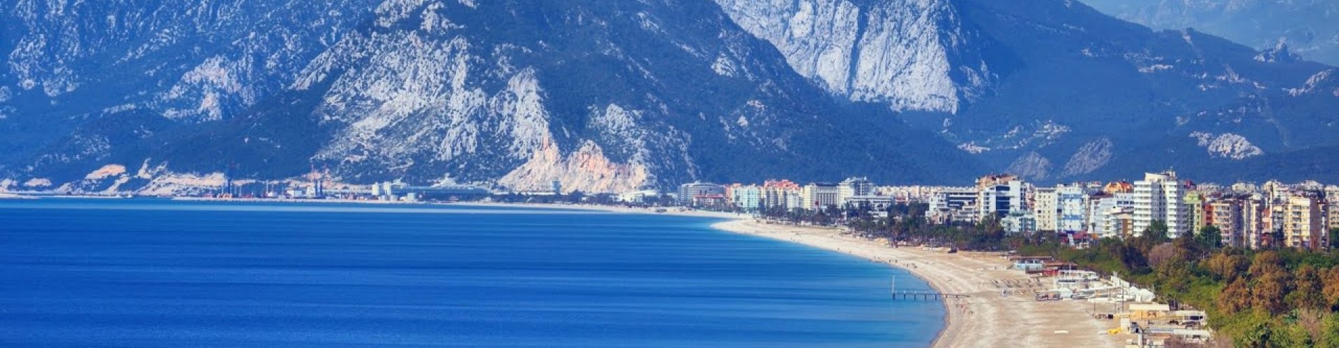 Historic Antalya landscape at sunset