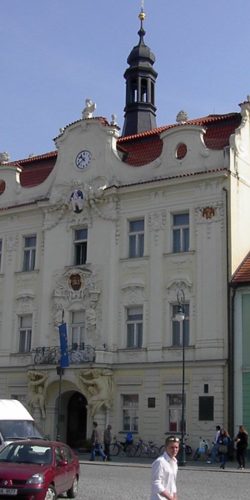Historic street scene Beroun
