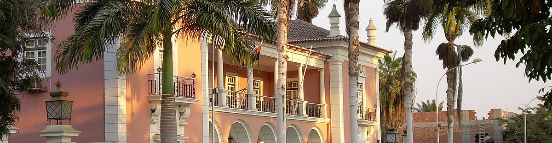 Sunset over Benguela coastline