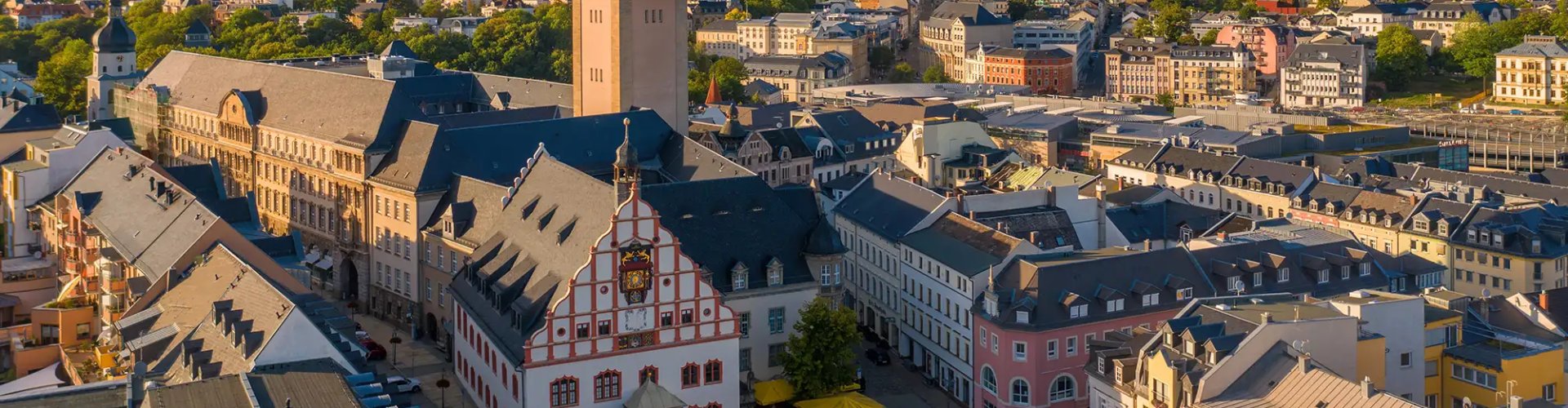 Cultural scene in Plauen, DE