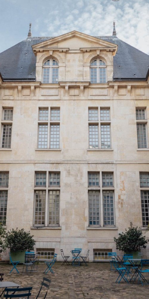 Historic street in Saint Quentin Les Marais