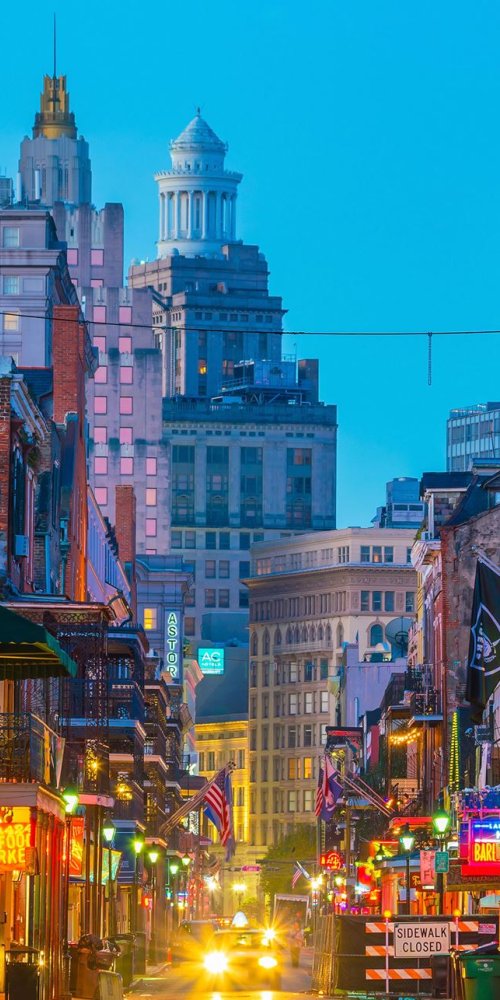Historic street in New Orleans