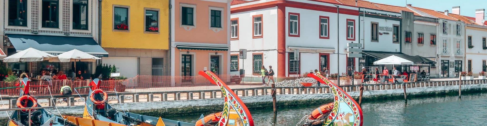 Sunset over Aveiro canals