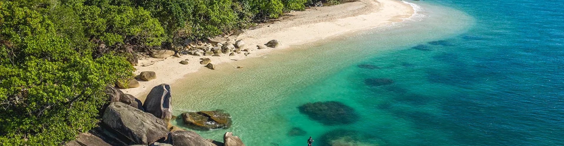 Sunset over Cairns cultural district