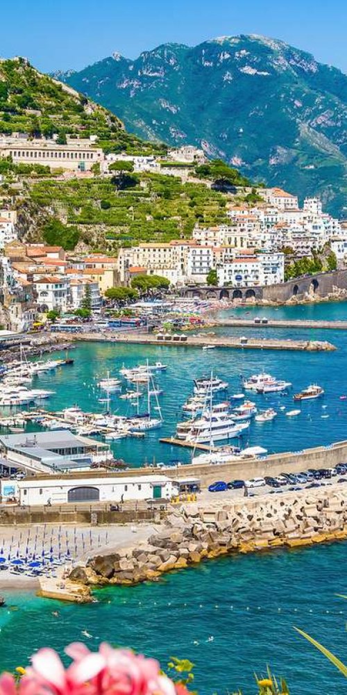 Salerno, IT historic district portrait