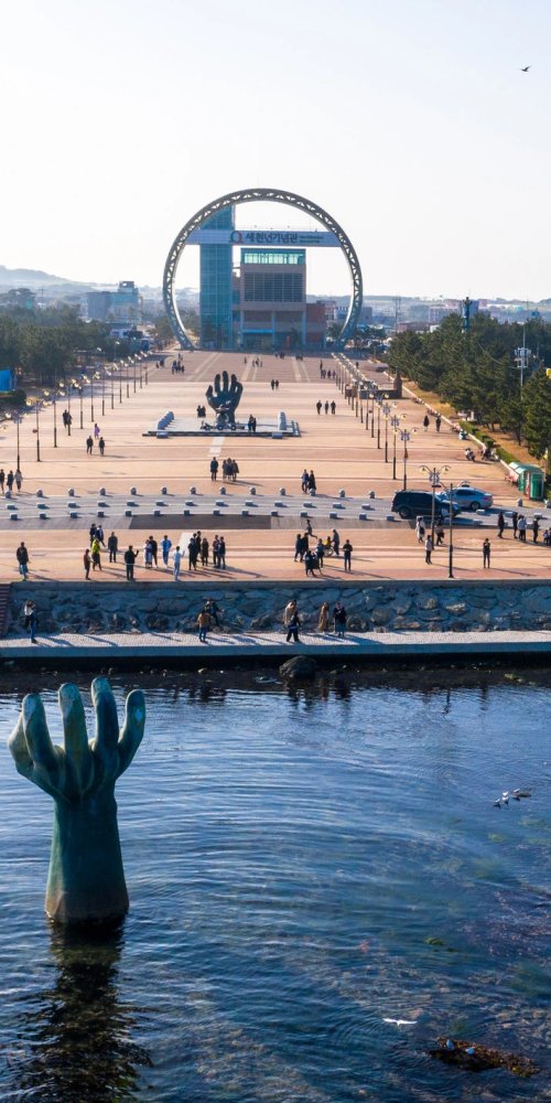 Historic Ulsan neighbourhood street scene